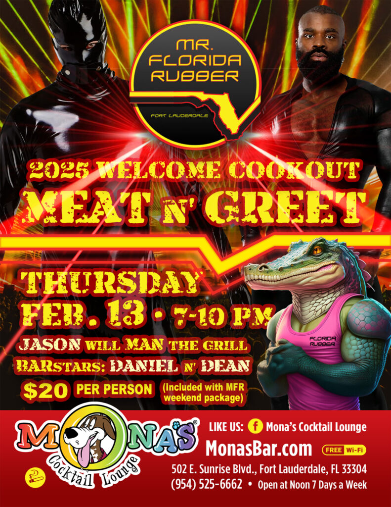 Monas Bar - Mr Florida Rubber Event