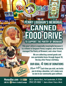Mona's Canned Food Drive