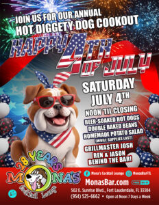 Mona's Bar 4th of July Cookout
